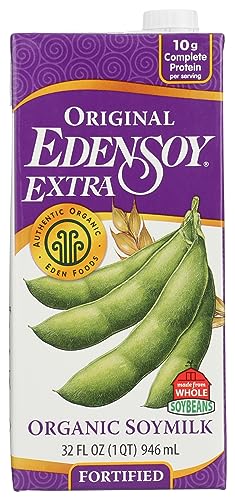 Eden Foods Organic Original Extra Soymilk, 32 Fluid Ounces (Pack ...