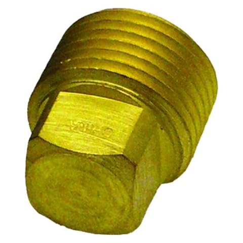 Invincible Marine BR54836 GarboardPlug Only Brass Cover