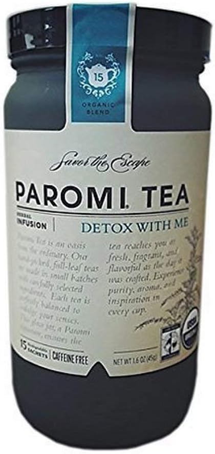 ParomiFull Leaf Herbal Tea - Detox with Me - 15 Tea Bags (1.6 Ounces)