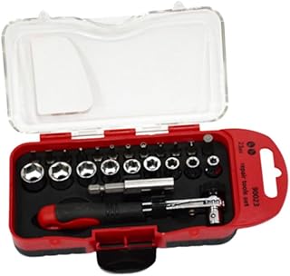 DOITOOL 23pcs Mechanic Suit Ratchet Wrench Auto Mechanic Tools Car Tools Car Tool Kit Miniature Kit Small Tool Kit Automotive Tools Mechanics Tool Kit Dropshipping Wrench Tool To Rotate