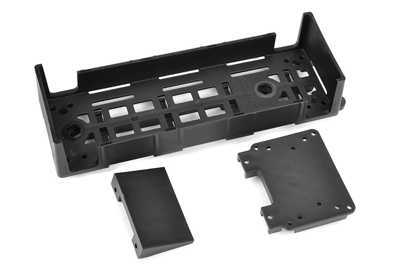 Team CorallyBattery ESC Tray - V2 - Large - Composite - 1 Pc, fits All 1/8 Models