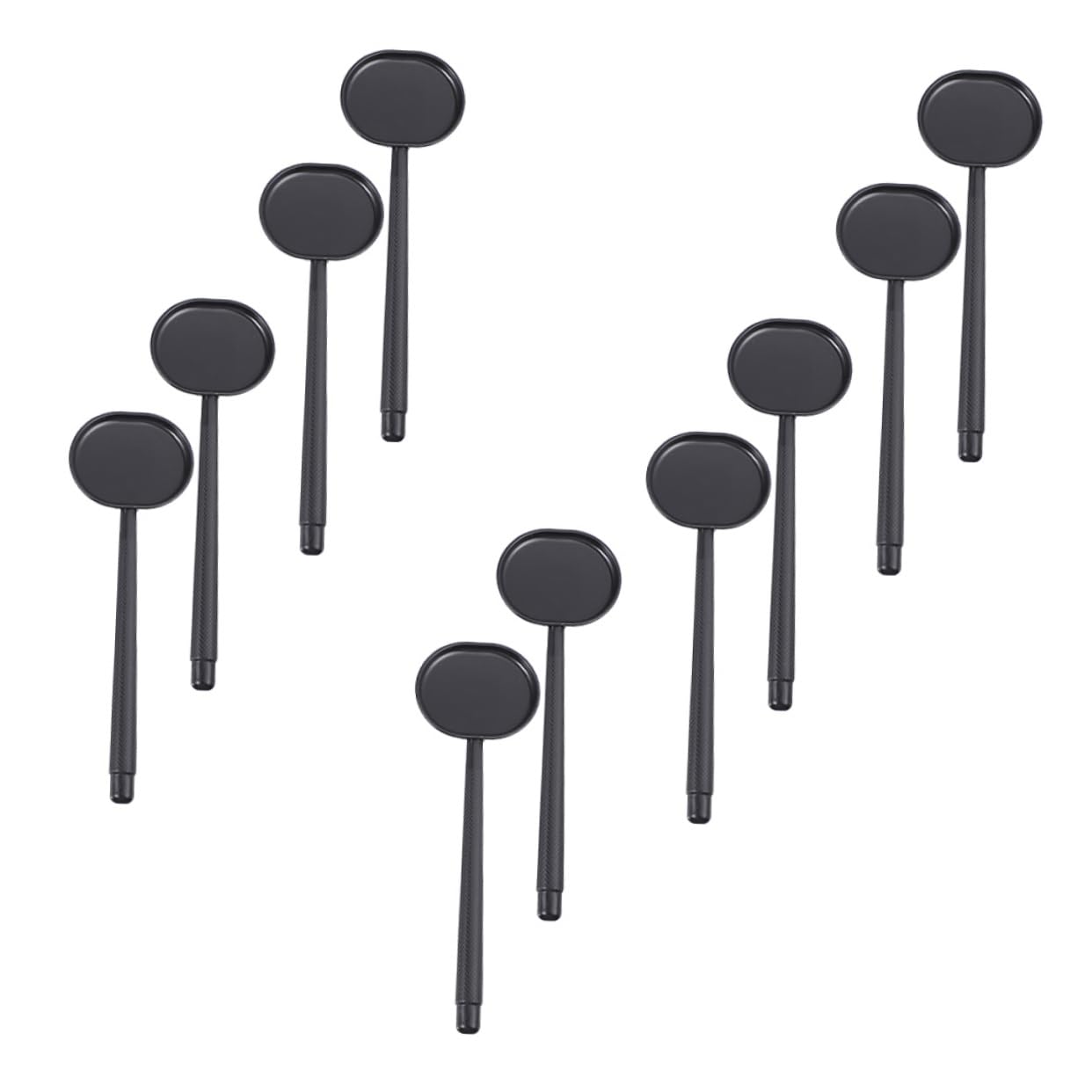 Didiseaon 1set Eye Shield Eyesight Test Tool Eyeglass Accessories Eye Examination Occluder Vision Test Kit Eye Exam Chart para Eyepatch Occluders Pocket Tool Abs Engineering Plastics 10pcs