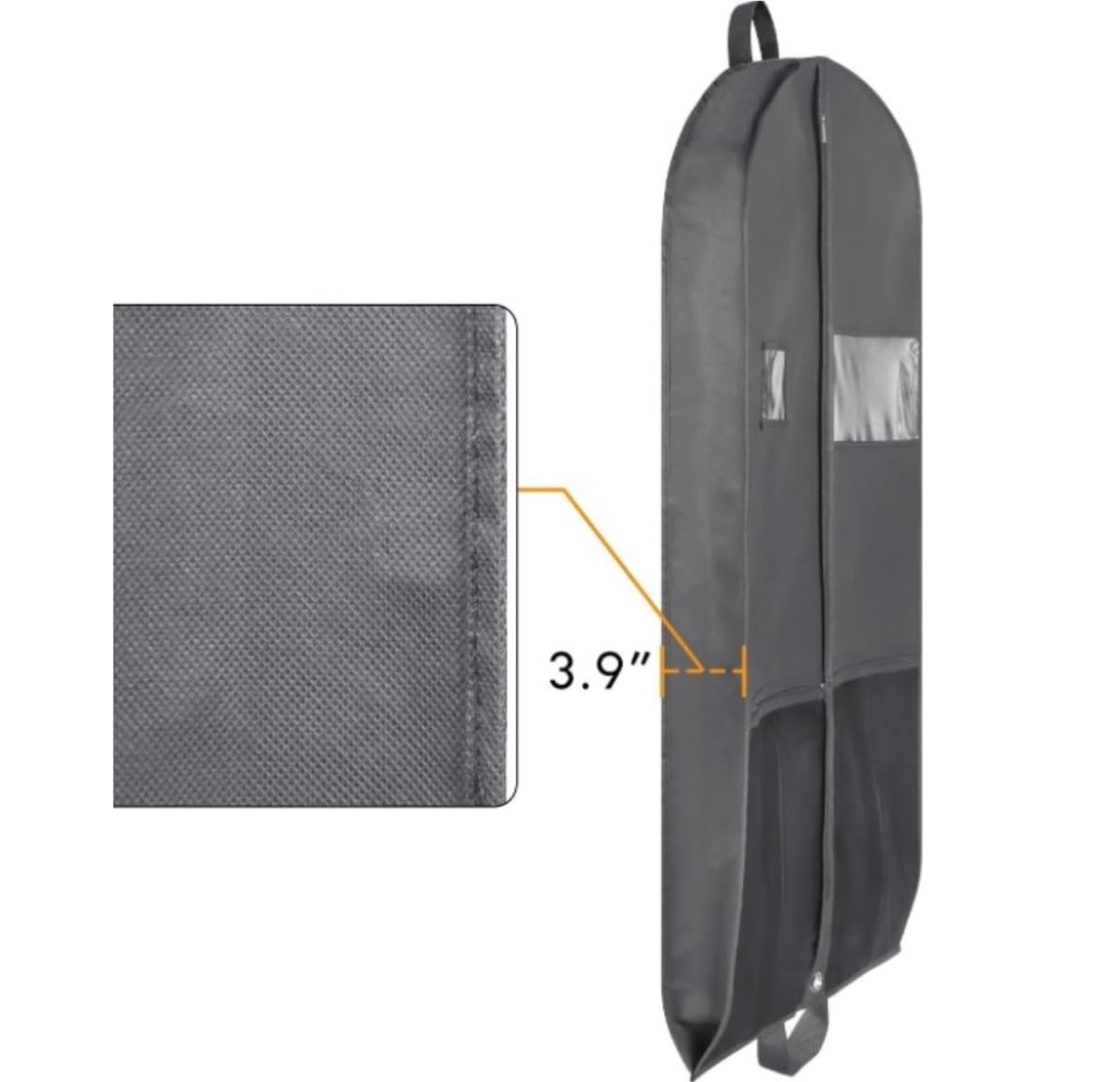 Fundas Ropa Funda Traje Bolsa De Ropa para Viajes Y Almacenamiento, Bolsa De Vestir con Cremallera para Traje, Bolsas De Traje para Camisas, Vestidos, Abrigos, 2 Uds. Bolsas para Guardar Ropa