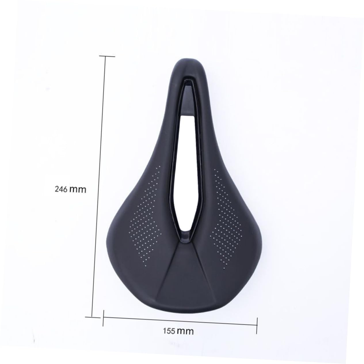 Gatuida Fahrradsattel Hohlsattel Für Mountainbike Ergonomisches Design Aus Hochwertigem Material Sitzkissen Für Fahrrad Schwarz