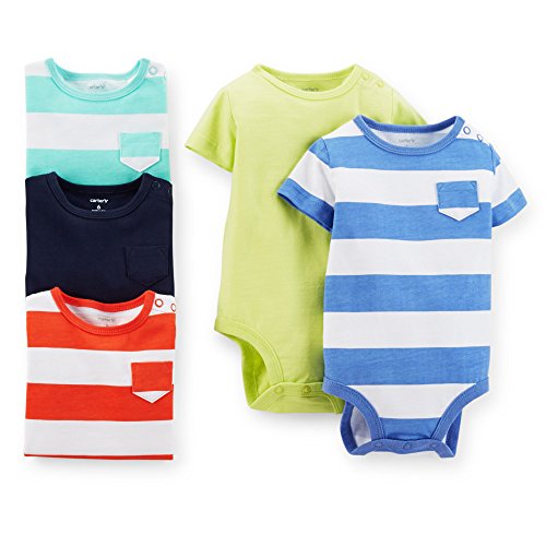 Image of Carter's Unisex Baby 5-Pack Bodysuits