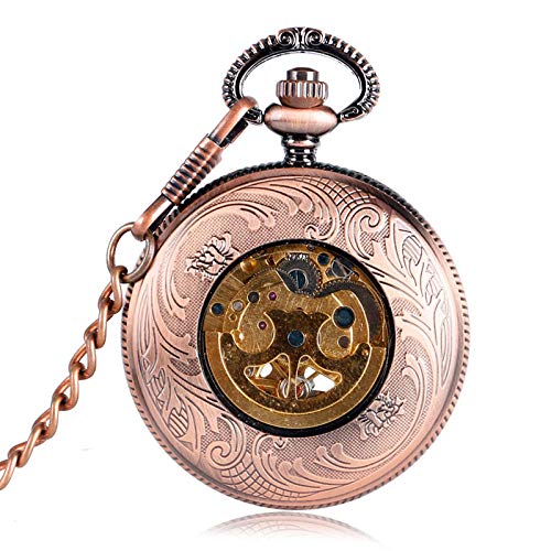 FEELHH Reloj De Bolsillo De Cadena Vintage Cover