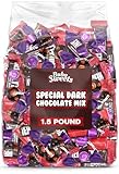 Assorted Dark Chocolate Candy Variety Mix - 1.5 Pound Bulk Assorted Dark Chocolate Candy, Individually Wrapped Chocolate Treats for Parties, Candy Bowls, Gift Baskets & Snacks