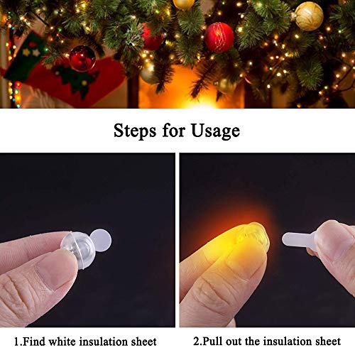 100 STKS Little Lamp LED Flash Ballon Lights, Lantaarns Licht Flash Ball Lamp, Lange Standby Tijd voor Lantaarn Licht… - Afbeelding 6