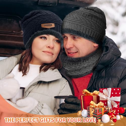 39% Off Winter Beanie, Scarf & Touchscreen Gloves Set - Image 7