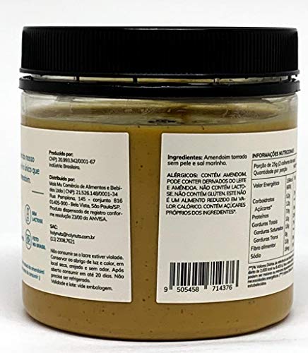 Creme de Amendoim Zero Açúcar 450g, Mais Mu