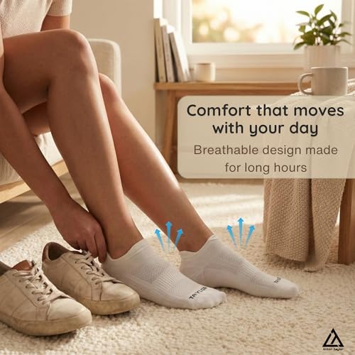 Image of Men Bamboo Ankle Socks |Ultra-Soft Breathable Summer Socks |Moisture-Wicking |Odor-Free, Lightweight Everyday Wear Socks | Size (UK 6-11)
