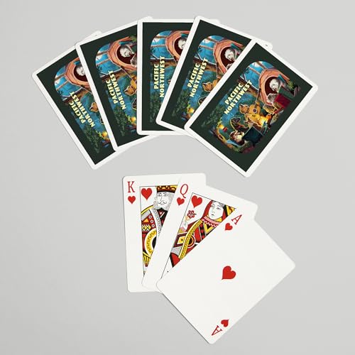 Baraja de Cartas Poker 52 Naipes Tamaño Póker miniatura 7