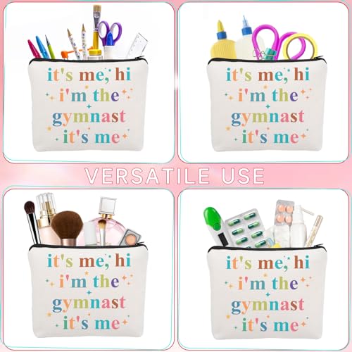 Gymnast Gymnastics Team Gift,Graduation Gifts for Women,Gymnastic Makeup Bag for Her Female Gymnastics Athletics Coach Friend Sister,Gymnastics Stuff3