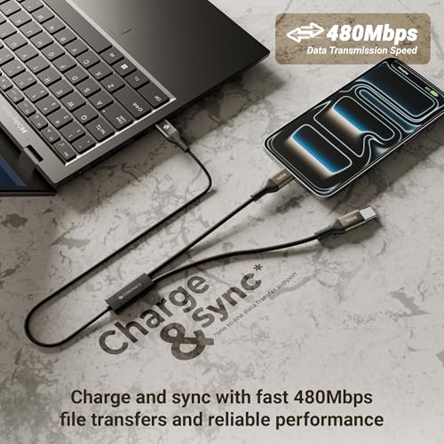 Image of Zebronics 100W Type-C to Type-C 1.2m Cable, PD Fast Charge, 5A Output, SPD Protection, 480Mbps Data Sync, for iPhone 15 and Above, MacBook, iPad and Samsung Galaxy Series (WATTZ 100CC1, Black)