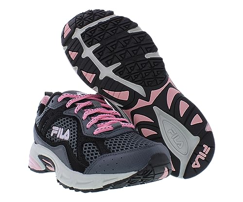 Fila Windshift 15 Womens Shoes Size 9.5, Color: Charcoal/Pink2