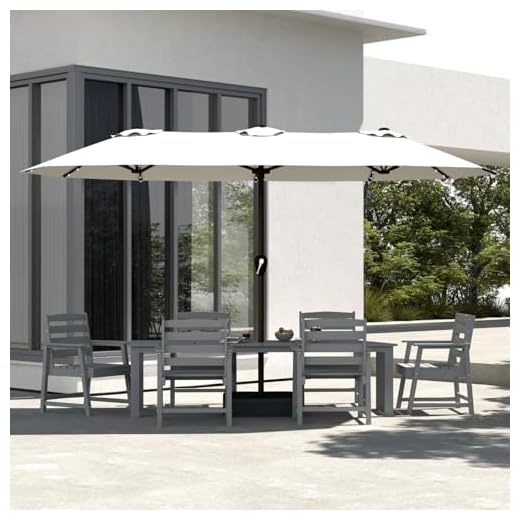 7-Piece Dining Set with Large Patio Umbrella