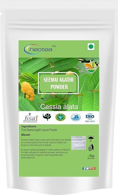 Seemai Agathi Agathi Keerai | Hummingbird Sesbania | Alata Cassia | Alata Leaves | Agasti | Agastya | Bak Phul Leaves | Dirghaphalaka Powder 500 Gm Pack of 1