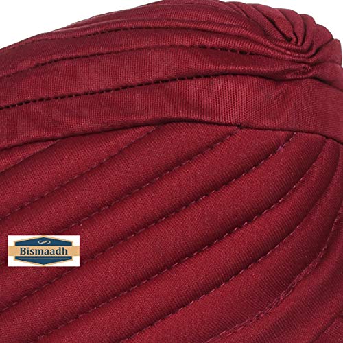 Image of BISMAADH Instant Readymade Turban for Men & Women Head Wrap Lightweight Cap Headwear Sikh Pagri