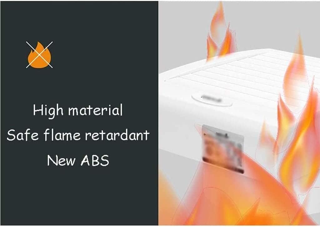 Household Ventilation Fan,6 inch Silent Bathroom Toilet Wall Ventilation Fan, White Plastic Grille Exhaust