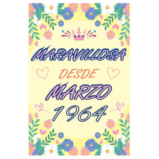 CUADERNO, MARAVILLOSA DESDE MARZO 1964: Regalo de 59 cumpleaños para mujeres y hombres, ideas de 59 cumpleaños... un cumpleaños... divertido, cuaderno ... regalo de 59 cumpleaños para él/ella.