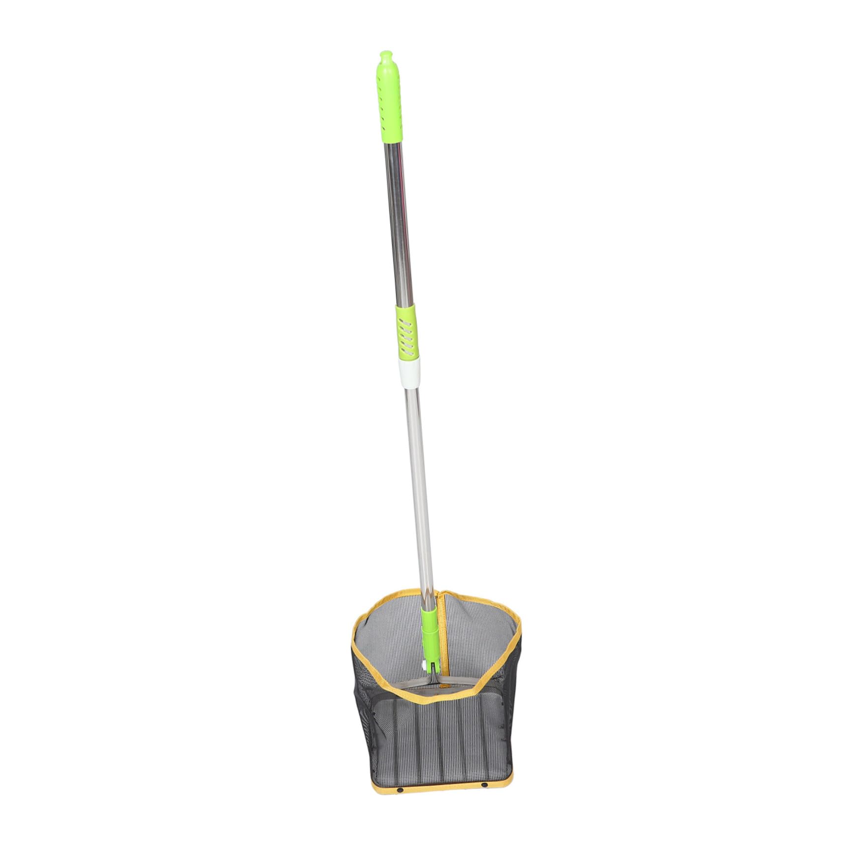 VICASKY Raccoglitore Palline Pong Portatile con Manico Estensibile Dispenser e Rete in e Adatto Giocatori Outdoor e Indoor