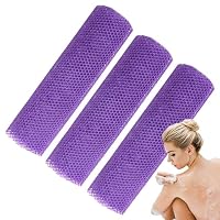 Afrikanischer Netz-Waschschwamm – 6 Stück, 80x30 Cm – Aus Nylon, Für Körperpeeling – Entfernt Abgestorbene Haut & Schmutz – Für Damen & Herren
