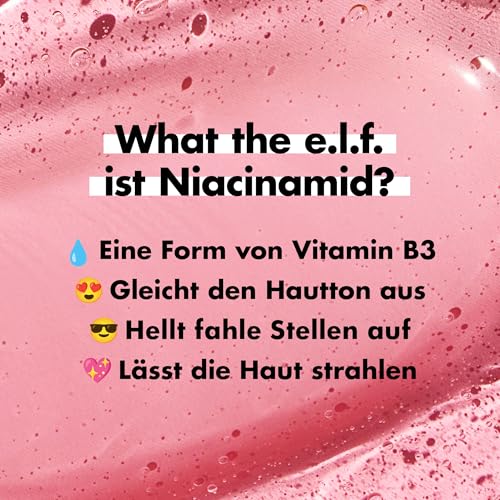 e.l.f. Power Grip Primer + 4% Niacinamide, Gel-Based & Hydrating Face Primer, Evens Skin & Brightens, Grips Makeup, Vegan & Cruelty-Free, 0.811 Fl Oz