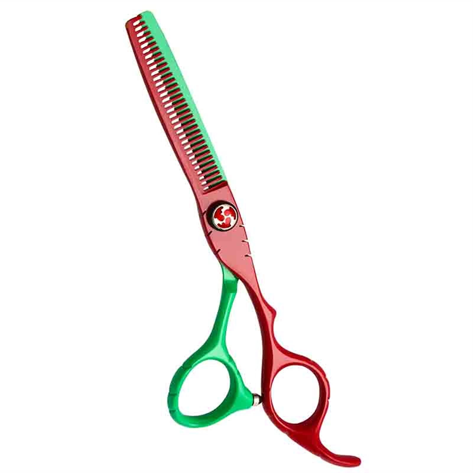 Tijeras Peluqueria/Tijeras Pelo Set de corte de pelo de 6 pulgadas Conjunto de borde recto Asfecto afilado tijera Texturizing Thinning SALON SALON BARBER BARBER PELOPERSERSER Tijeras for corte de cabe
