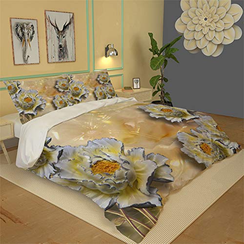 Housse de couette imprimé microfibre douce et infroissable pour un lit impeccable sans effort - 6