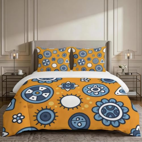 Housse de couette 200x220 en microfibre avec impression 3D durable - 2