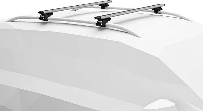 Thule Evo Raised Rail Foot For Vehicles Four-pack Black Black, One-Size