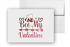 Bee My Valentine Notecard, Blank, 8 count CC-1269
