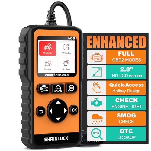 Y2 2.8'' Color Graphing Screen OBD2 Scanner Diagnostic Tool,Enhanced PRO