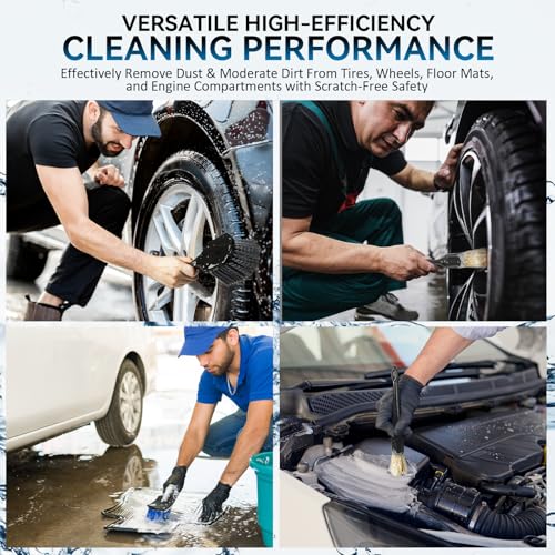 Eomarce Wheel & Tire Brush Kit
