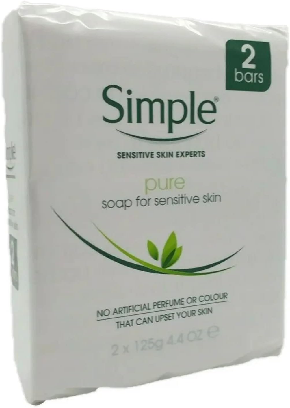 SimplePure Soap Sensitive Skin Twin Pack 2x125G (Pack of 3)