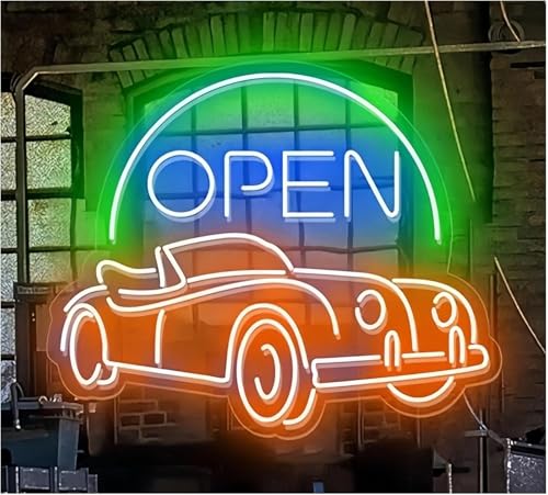 Néon pour voiture anti-stress : lampe d'ambiance pour garage et jardin