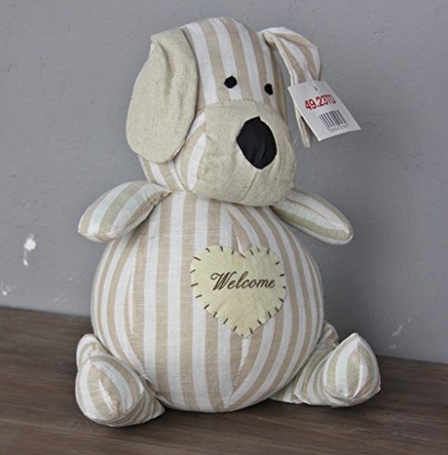 elbmöbel.de Tope para Puerta Dog Perro Welcome Puerta Almohada Top + Deco Arena Trampa Puerta