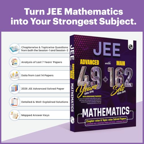Image of PW JEE Advanced 49 Years (2026-1978) with JEE Main 162 Sets PYQs (2026-2019) Mathematics | Chapterwise and Topicwise Solved Papers For JEE Main & Advanced 2027 Exams