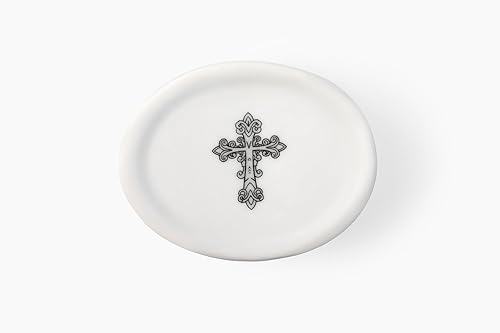 Miniatura 8 de White My First Rosario y caja de recuerdo, regalos de bautismo para niñas o niños, impresionantes regalos de primera comunión para niñas o regalo de