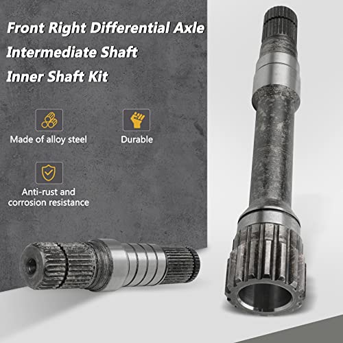 Front Right Differential Axle Intermediate Shaft Inner Shaft Kit, Compatible with 2012-2021 Dodge Ram 1500,Replaces 68257420AF 68257421AF 68257422AF 722N695BKA,19 Pieces - Thumbnail 6