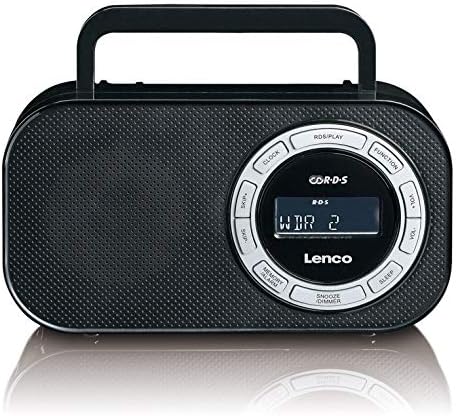 Lenco PR2700 - Radio (Portátil, Analógica, FM, LCD, Negro ...