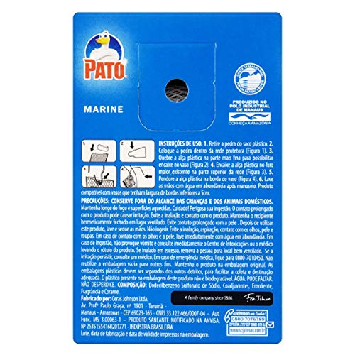 Pato Desodorizador Sanitário Pedra Marine 25g