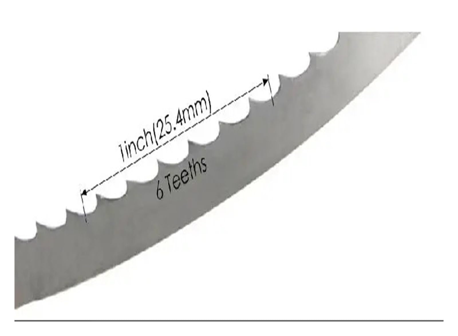Brzeszczoty taśmowe, 4 sztuki brzeszczotów do pił taśmowych 1400 mm brzeszczot do pił taśmowych 1400 10 mm 0,65 mm 6 TPI do cięcia drewna obróbka drewna