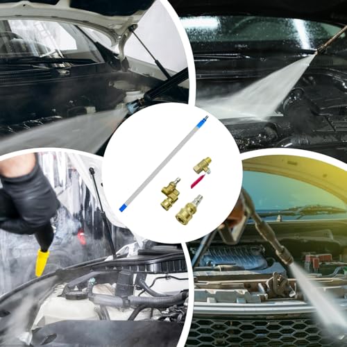 Limpiador de tanque de agua ajustable de acero inoxidable para coches 6