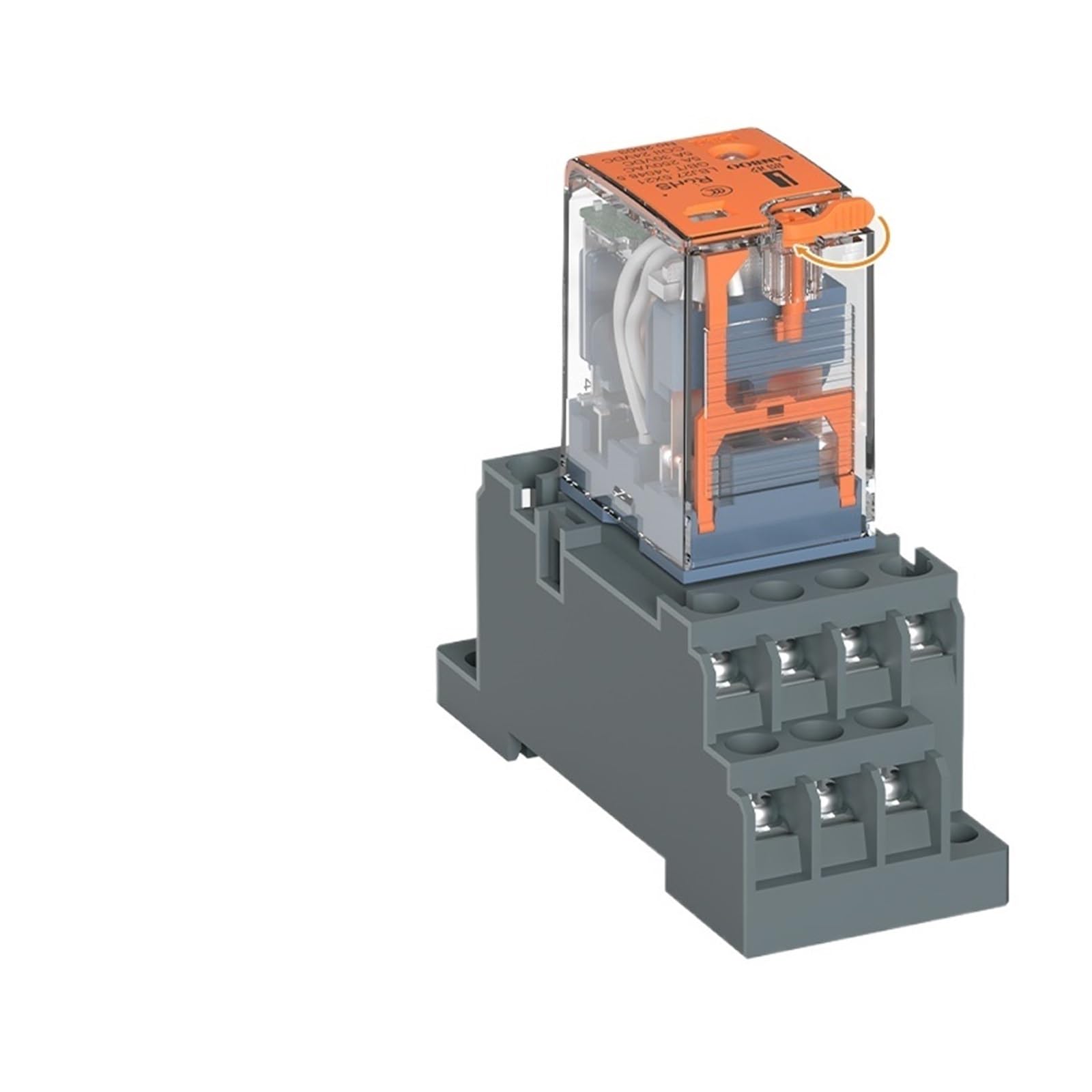 Relais électromagnétique DC 24V compact pour armoire électrique industrielle