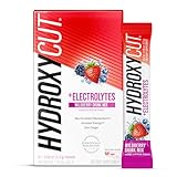 Hydroxycut Drink Mix | Energy Drink Powder | Wildberry Blast, 21 Packets (Packaging May Vary)