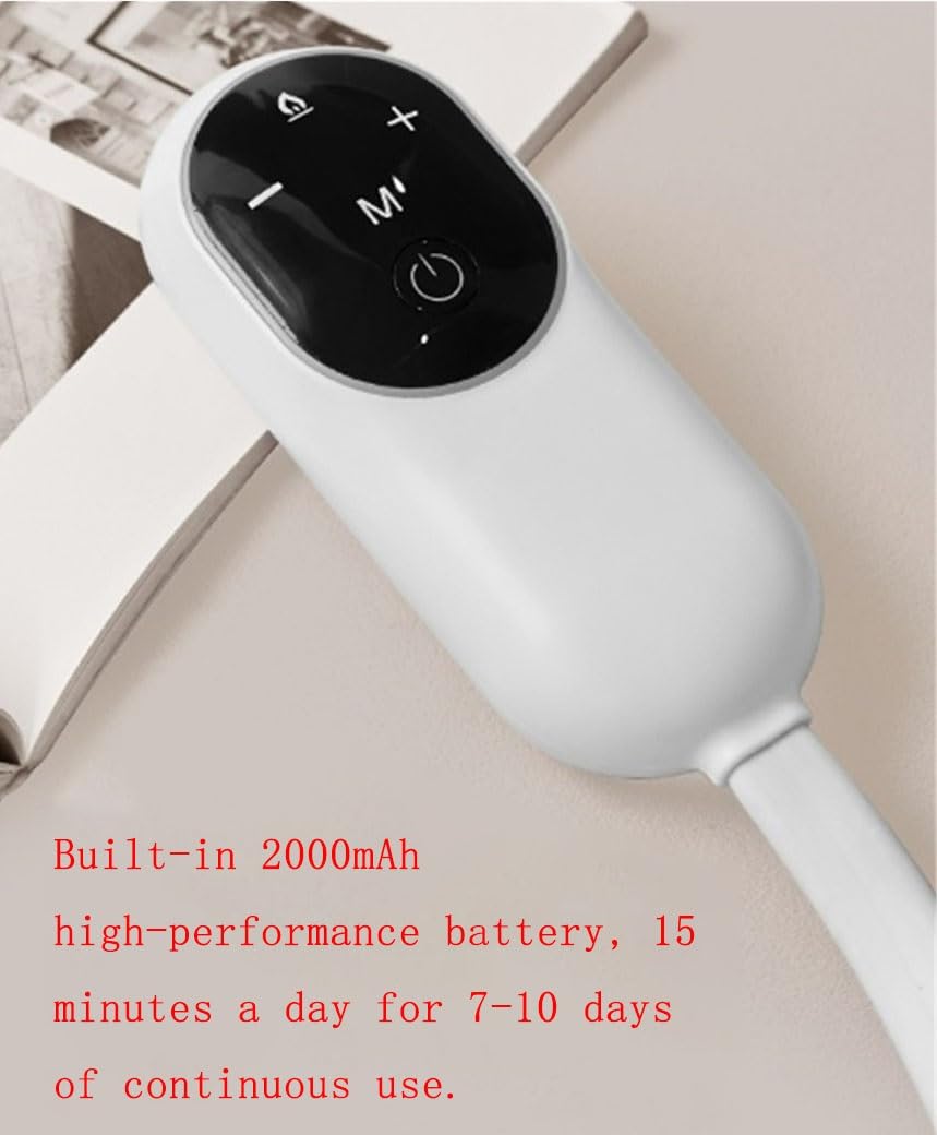 Masseur de tête électrique Anti-migraine avec 6 Coussins gonflables et 3 Modes de Chauffage, Rechargeable, for Homme et Femme