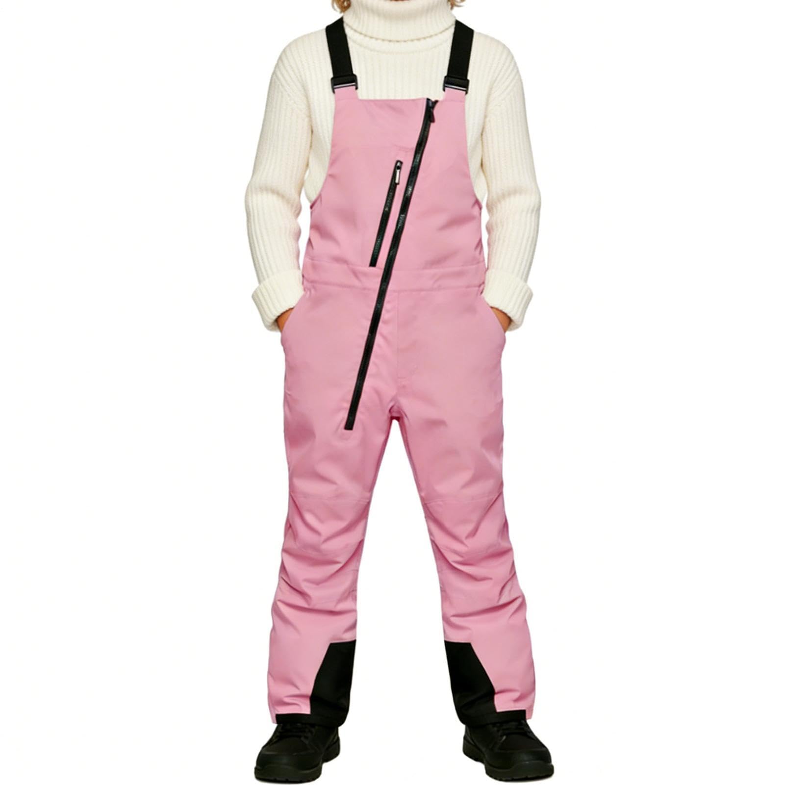 Dziecięce Spodnie Śnieżne Ocieplany Nieprzemakalny Kombinezon Zimowy | Zimowe Spodnie Narciarskie Młodzieżowe Śpiochy Śnieżne Do Snowboardu Wędrówek Wspinaczki Sportów Plenerowych Dla