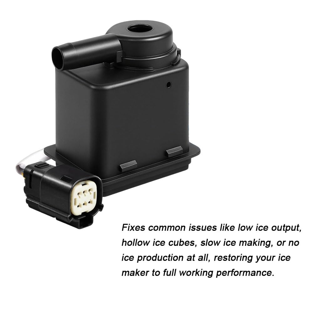 W11542867 Wasserpumpe ersetzt W11176264 W10747426 W11439191, Schwarz
