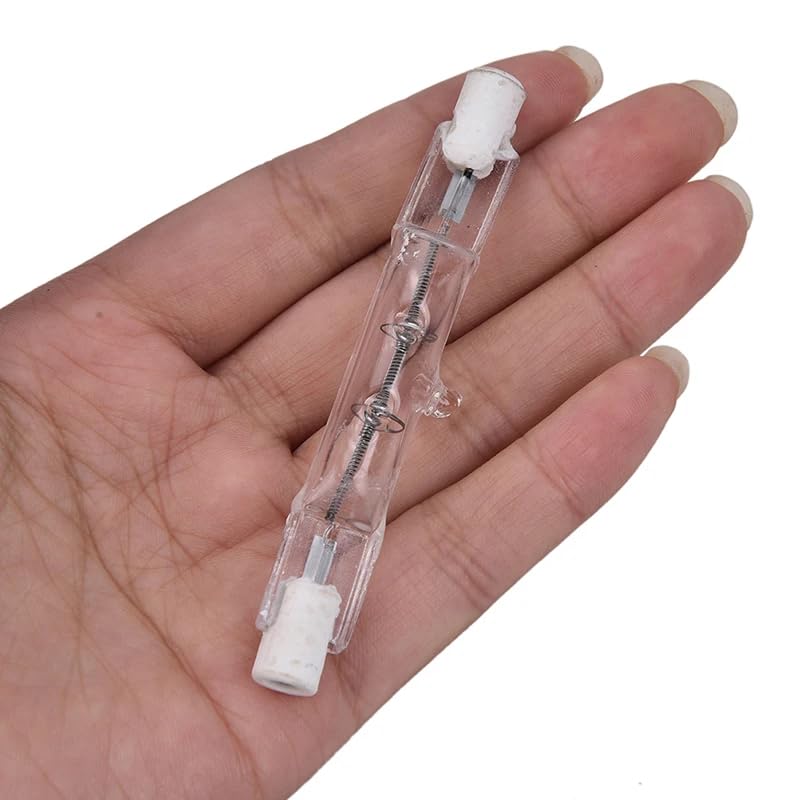 LEDLOCLB R7S Halogen Bulb 78MM AC220 150W,Warm White 2700k,dimmable Double Ended Linear Halogen Bulb 5PCS,78mm -100W,5pcs